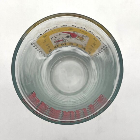 Peanuts Snoopy Woodstock Friends Christmas Pint Glass 2012 Collectible USA Made - Picture 10 of 11